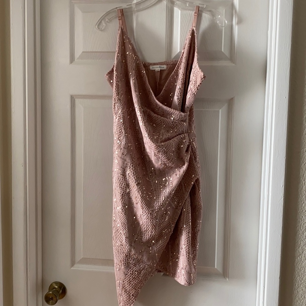 Pink Cocktail Dress - Picture 2 of 4